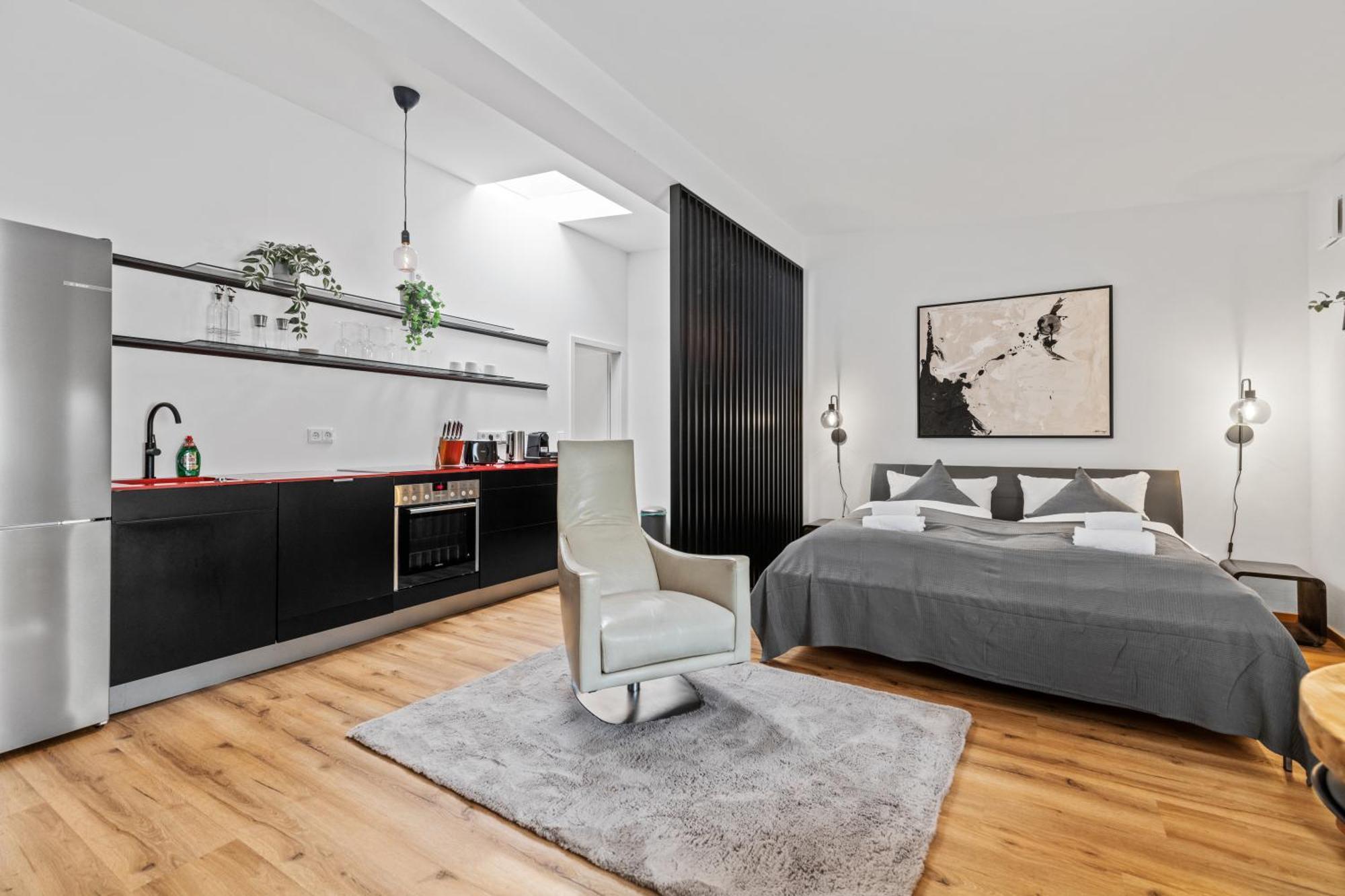 Stylish Tiny City House Аугсбург Экстерьер фото